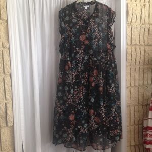 Sheer black cover / vest